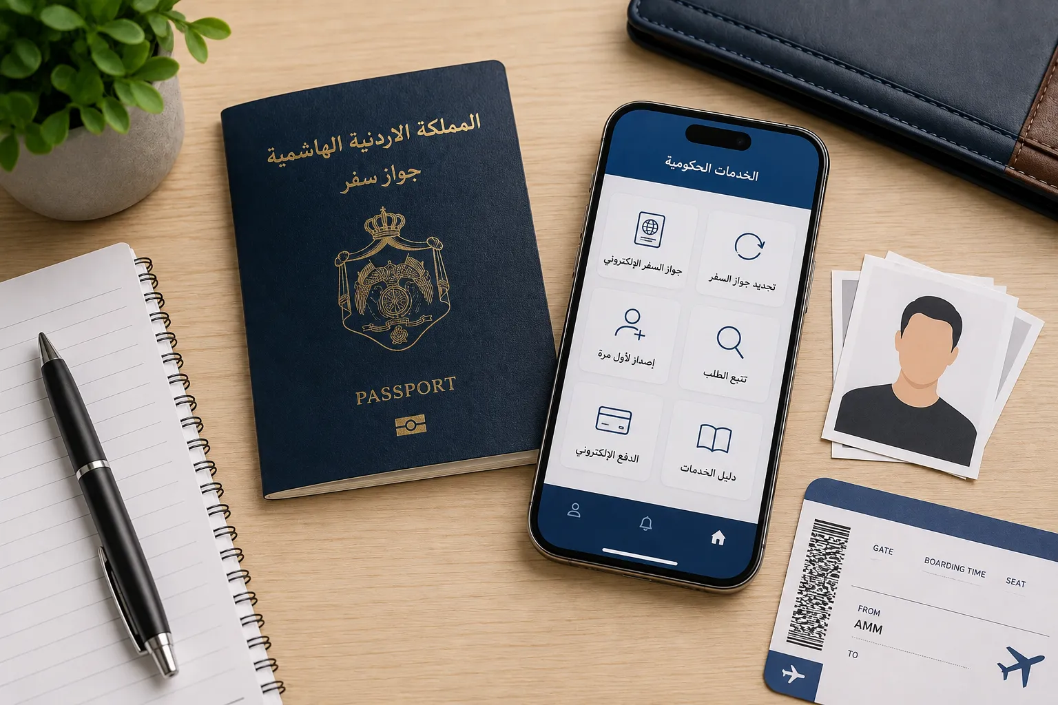 جواز السفر الإلكتروني الأردني 2026: الرسوم وطريقة التقديم عبر سند