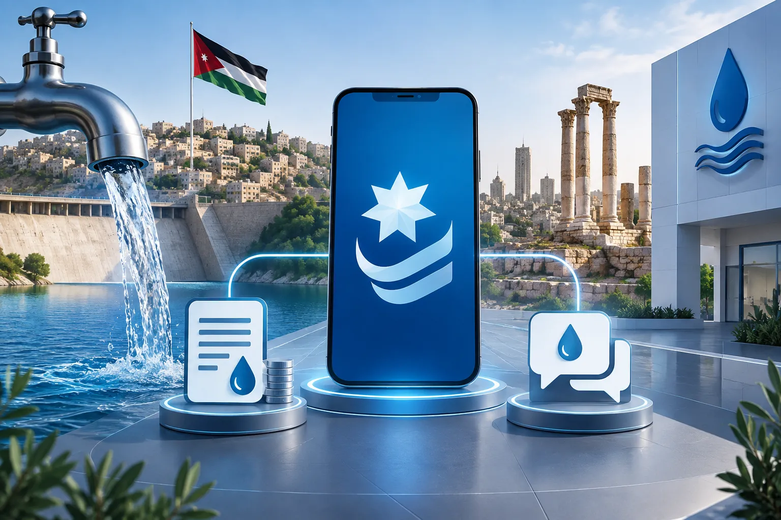 خدمات المياه الإلكترونية في الأردن 2026 : ماذا تنجز عبر سند وأين تذهب للفواتير والشكاوى؟