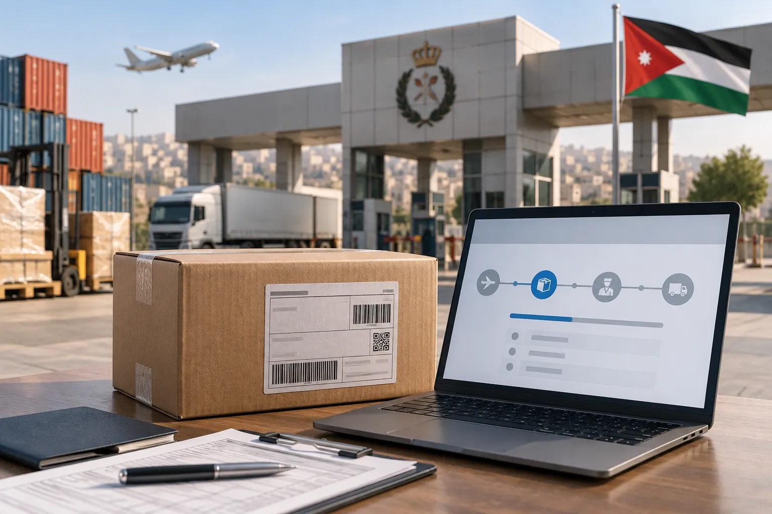 الشحنة عالقة في الجمارك الأردنية: كيف تعرف السبب وتتابع الطرد حتى الإفراج عنه؟