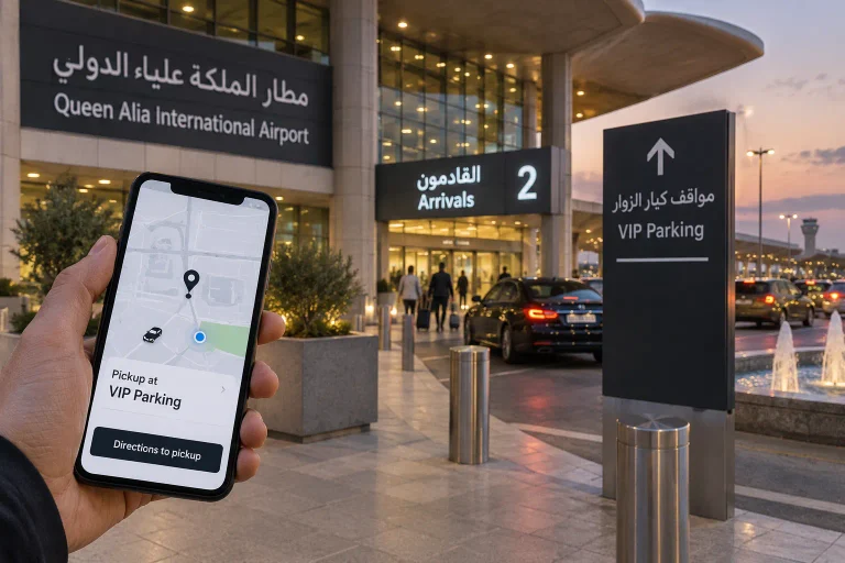 أوبر من مطار الملكة علياء: أين نقطة الالتقاء وكيف تطلب السيارة بعد الوصول؟