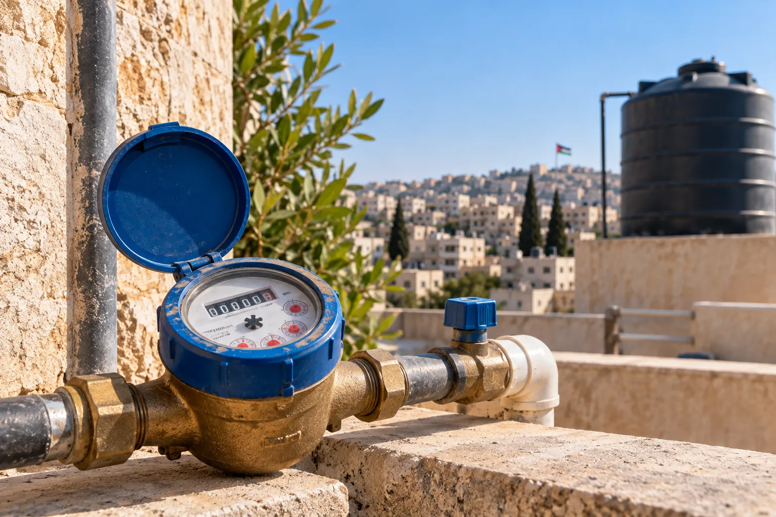 فاتورة المياه مرتفعة في الأردن؟ افحص العداد والقراءة قبل تقديم الاعتراض